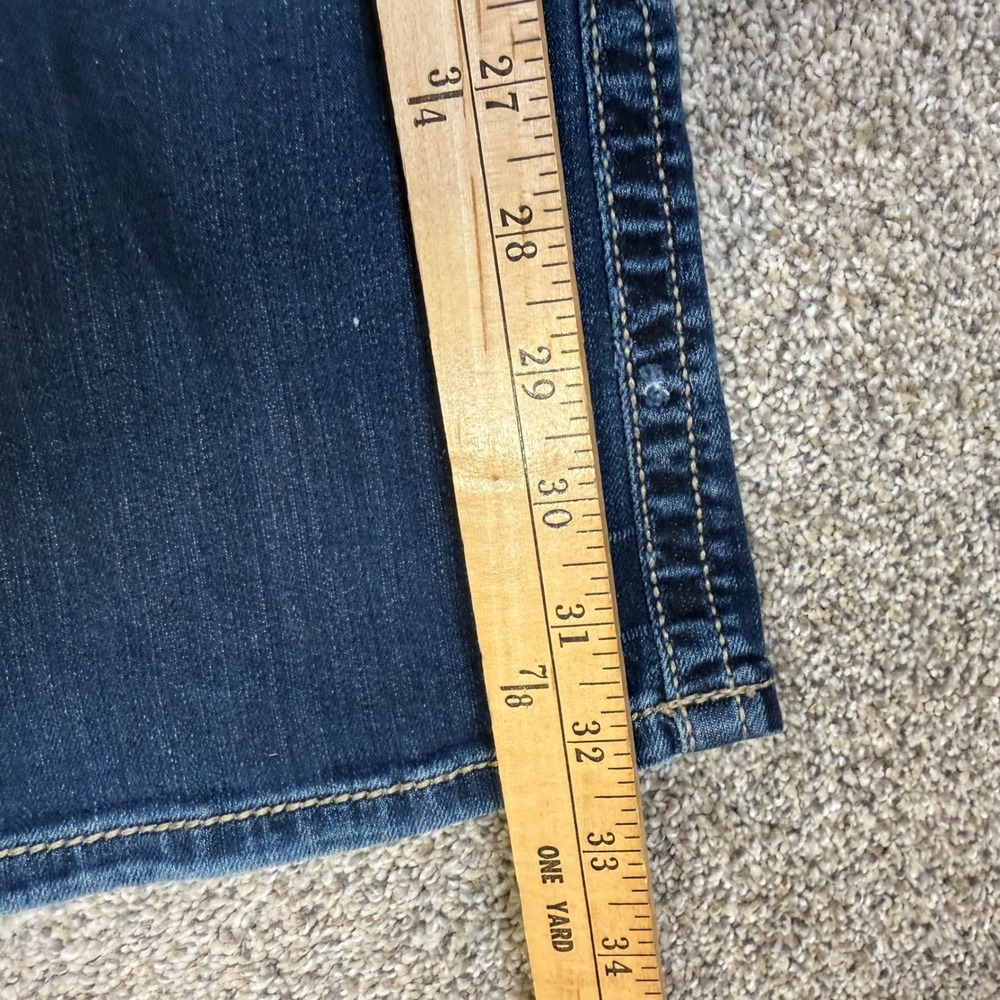 BKE Stella Bootcut Jeans 29 XL Dark Wash Embroidered Contrast Stitch Denim - Picture 7 of 12